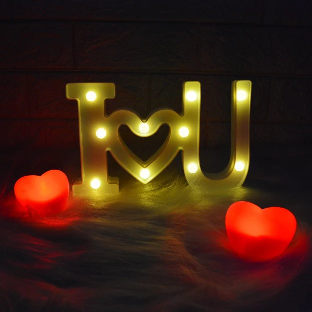 I Love You Marquee Letter Lights - Alphabet | 6.5" / 16cm Height