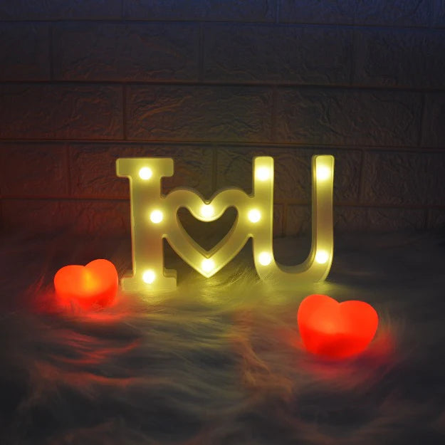 I Love You Marquee Letter Lights - Alphabet | 6.5" / 16cm Height