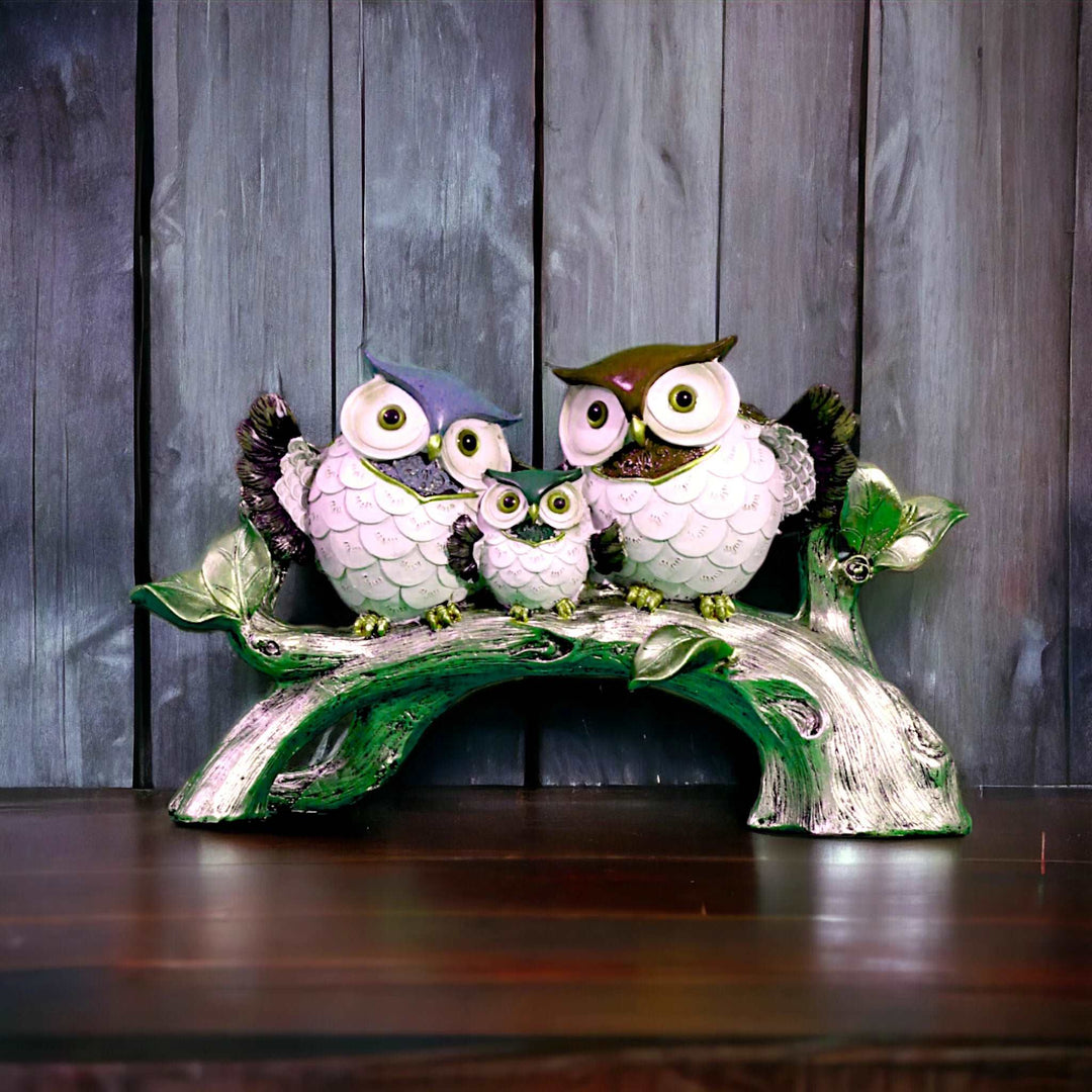 Owl Family Trio