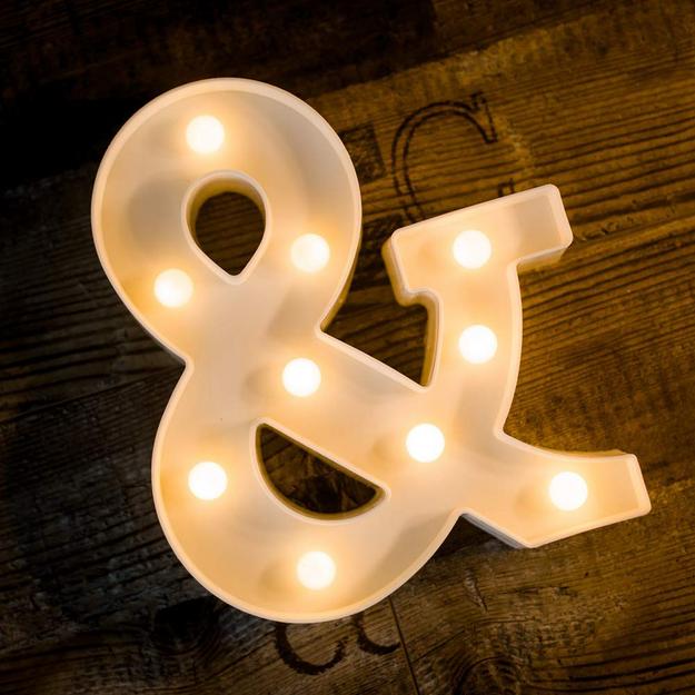 Marquee LED Letter Lights - Lit up Alphabets | 8.9" / 22.5cm Height