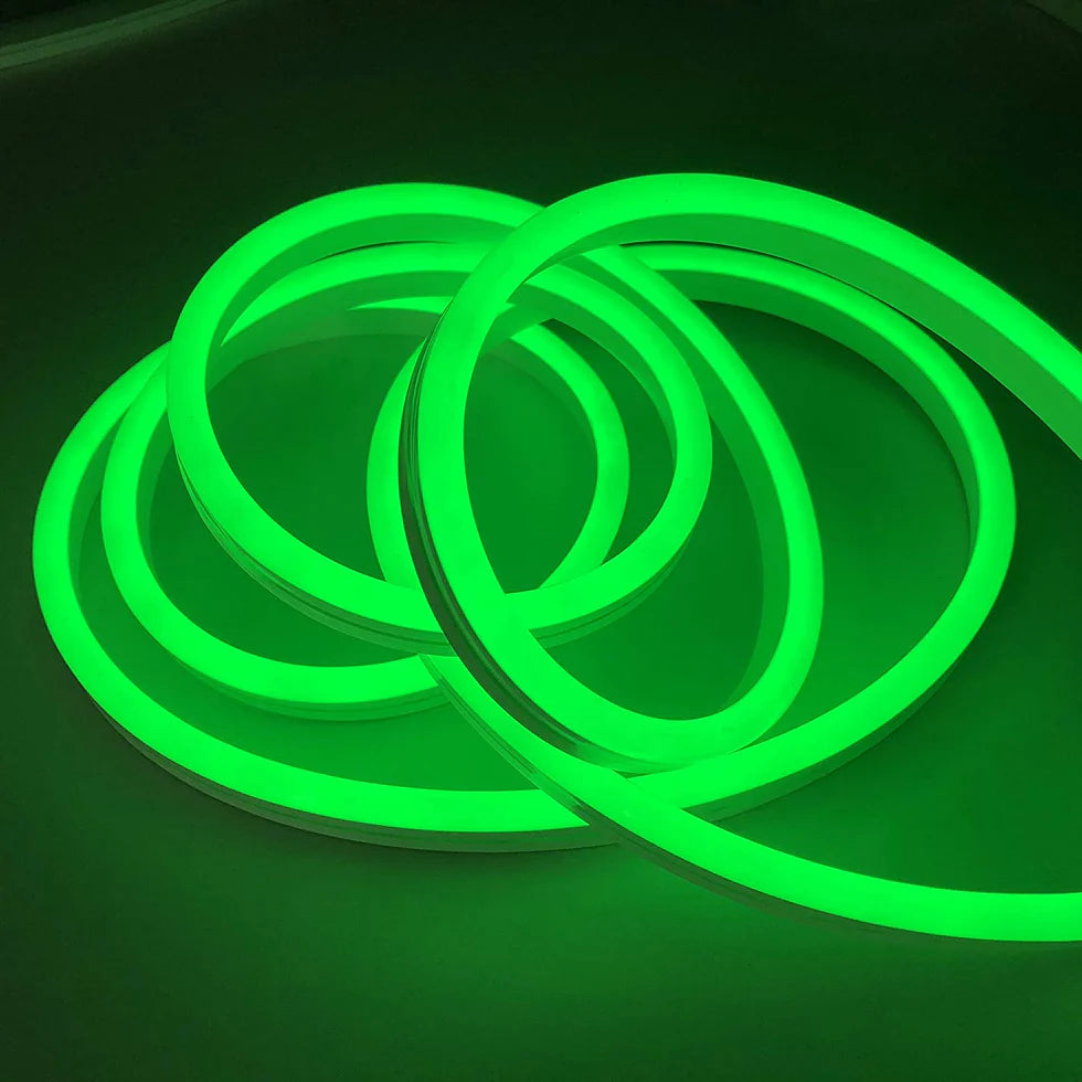 Neon Flex LED Strip Lights | Green