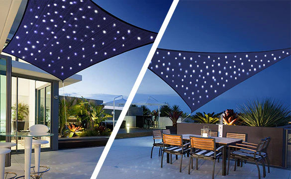 Starry Sunshade Canopy - Solar Powered