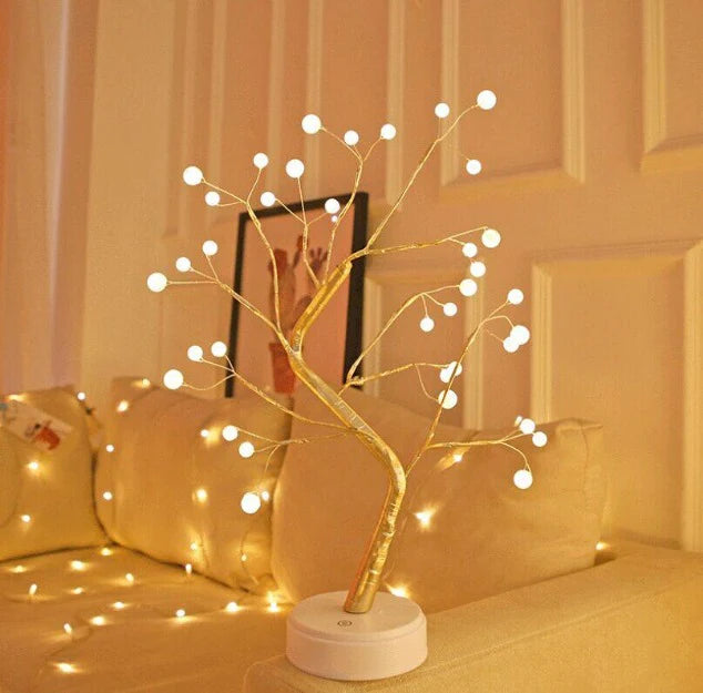 Bonsai Spirit Tree with Fairy Lights Table Lamp | Warm White