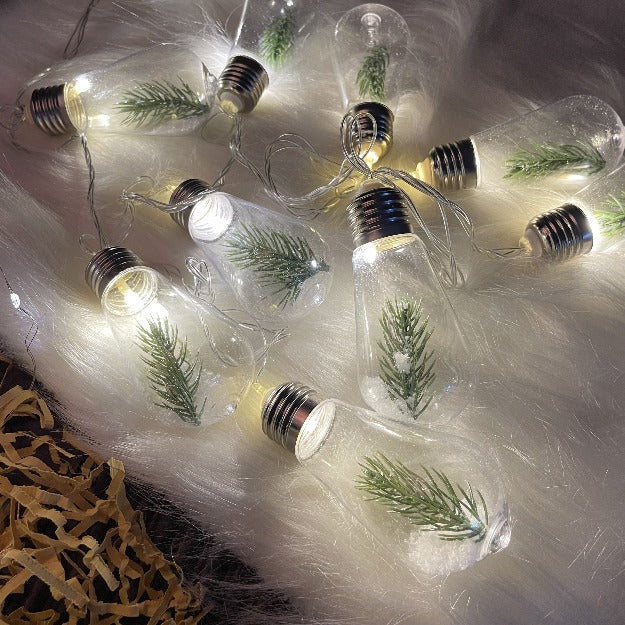 Christmas Bulb String Lights | Warm White