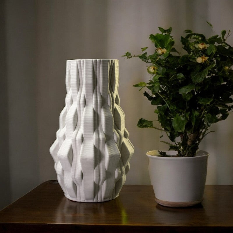 Luxury 3D Printed Patterned Vase