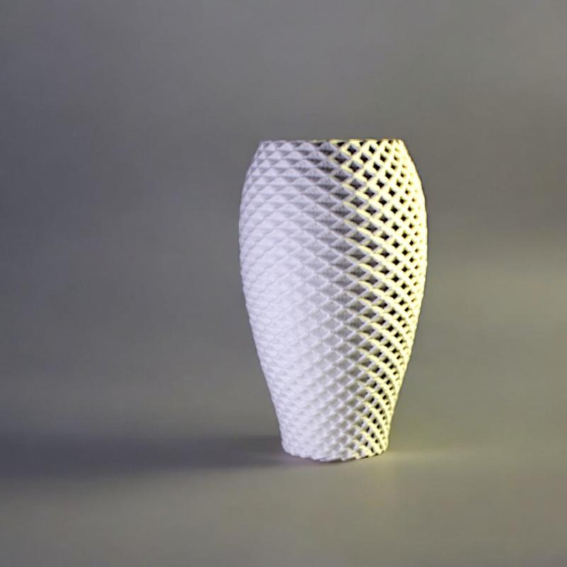 Luxury 3D Printed Perforated Vase