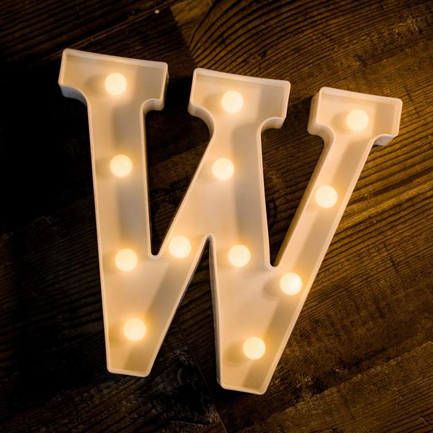 Marquee LED Letter Lights - Lit up Alphabets | 8.9" / 22.5cm Height