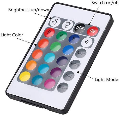 LED Strip Light RGB Multicolor 5050 | 16 Color 24 Key Remote Control