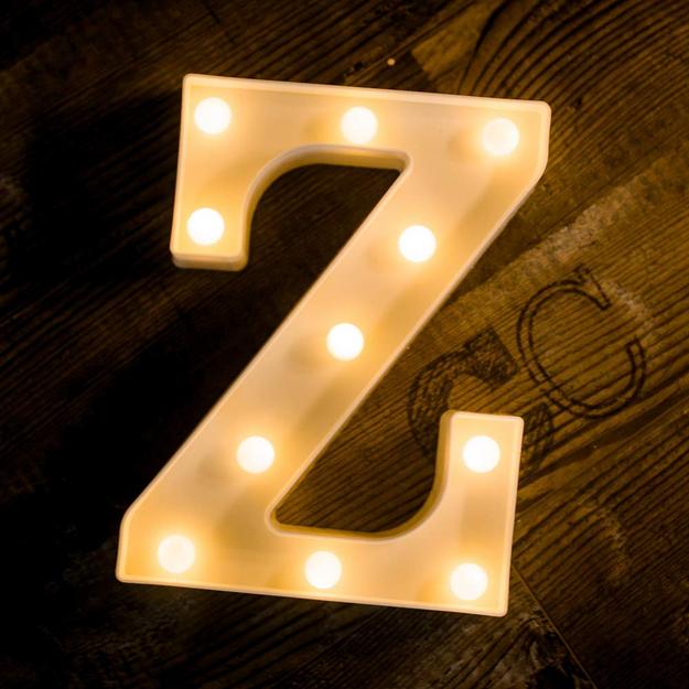 Marquee LED Letter Lights - Lit up Alphabets | 8.9" / 22.5cm Height