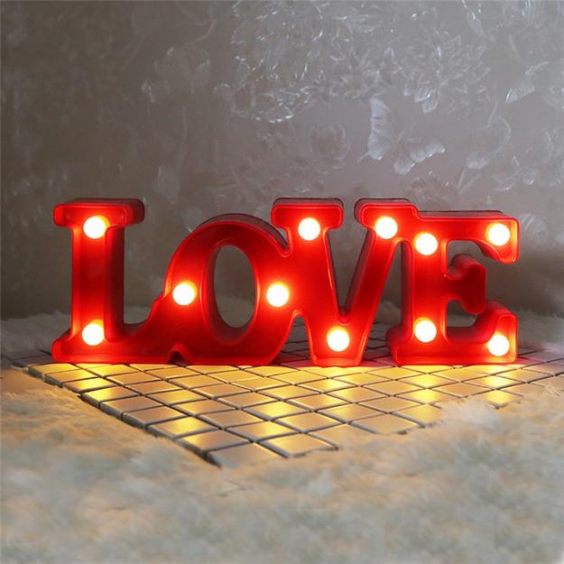 Marquee Light - LOVE Word Shape