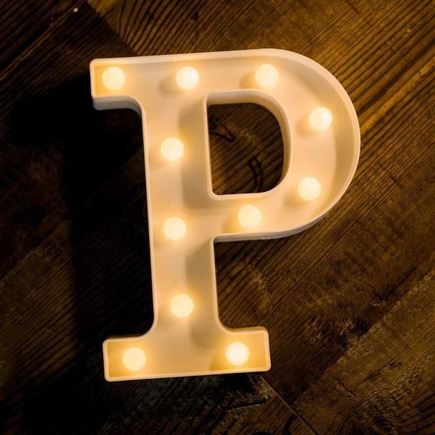 Marquee LED Letter Lights - Lit up Alphabets | 8.9" / 22.5cm Height