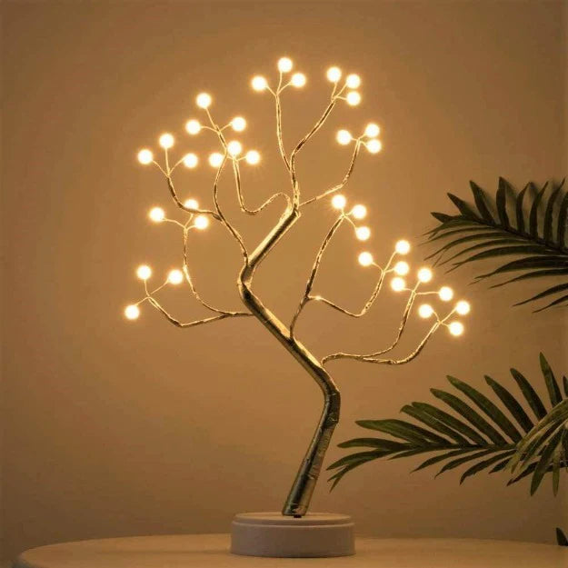 Bonsai Spirit Tree with Fairy Lights Table Lamp | Warm White