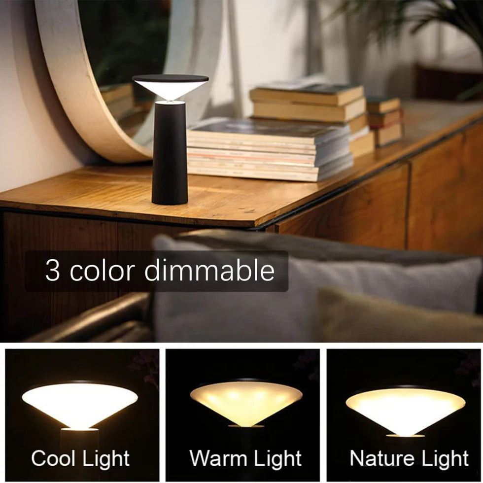 Tiltee Portable Rechargeable LED Table Lamp