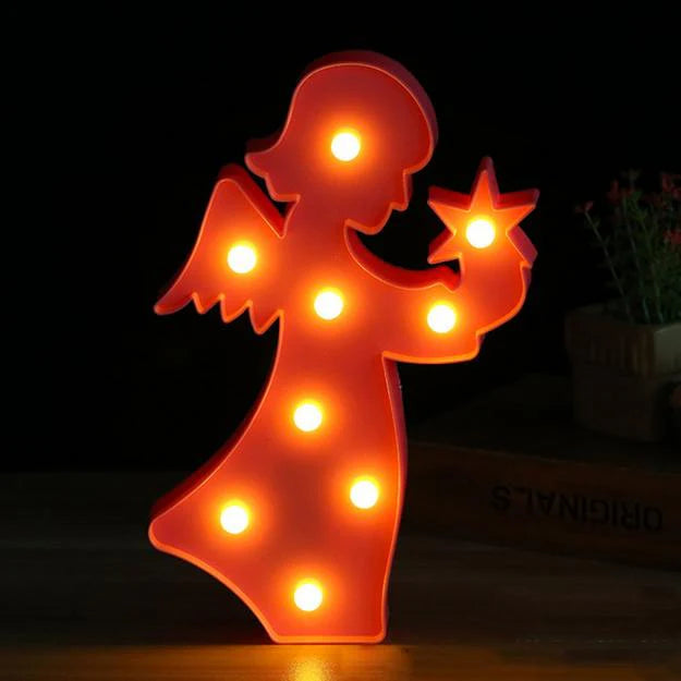 Marquee Light - Angel Shape