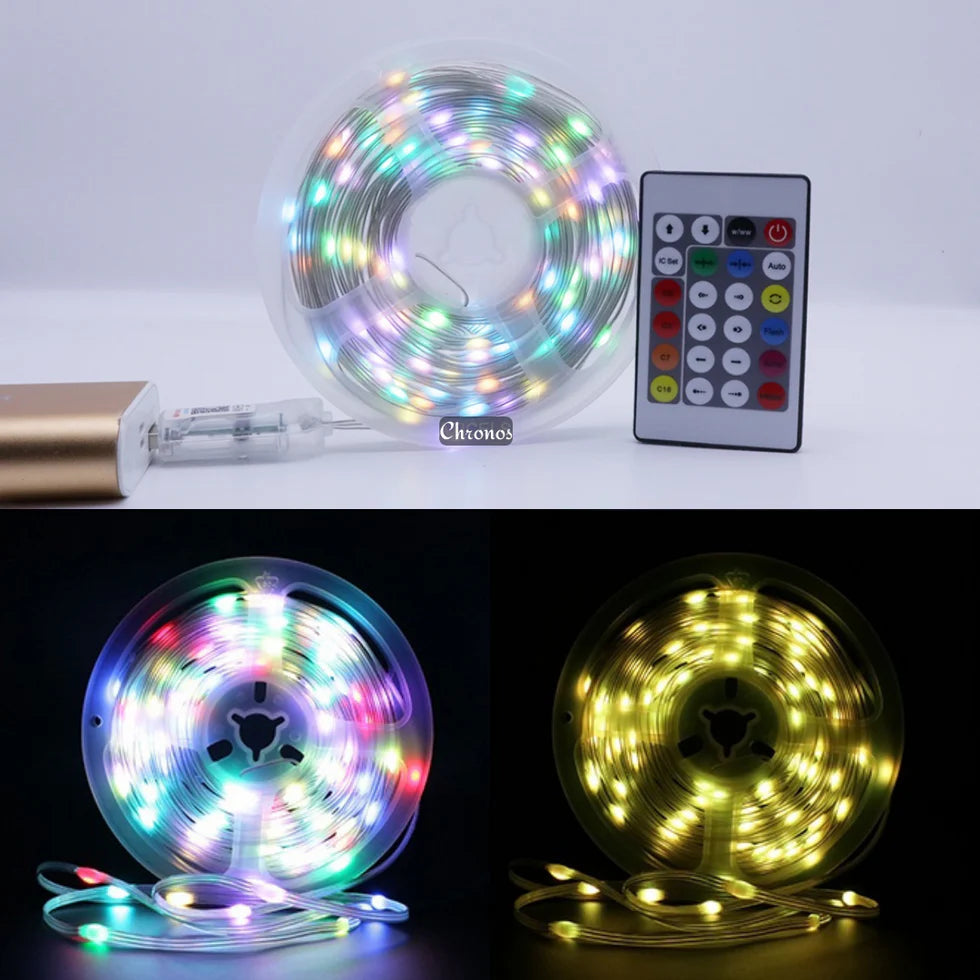 Dream Fairy Lights - Smart Pixel RGBIC LED 33ft 10m USB Powered | Remote Controller & Smart App