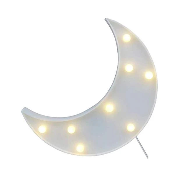 Marquee Light - Moon Shape