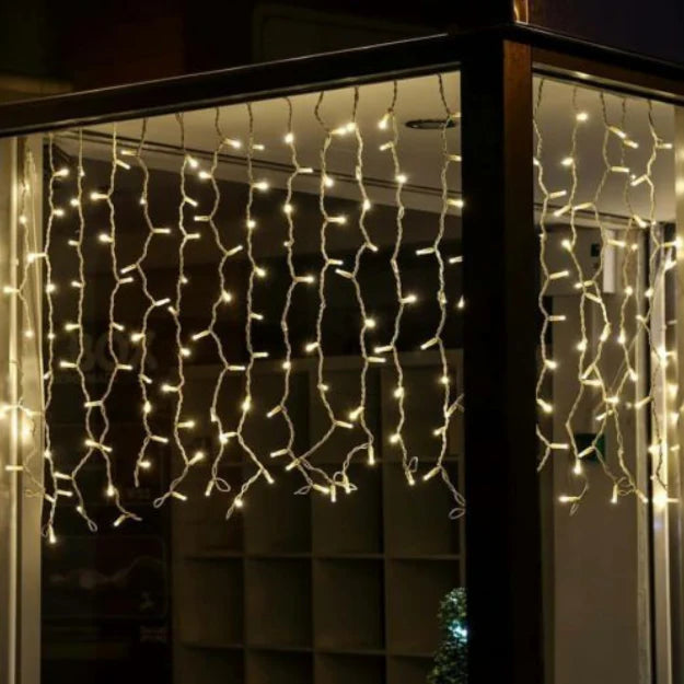 Icicle Curtain Lights | Warm White