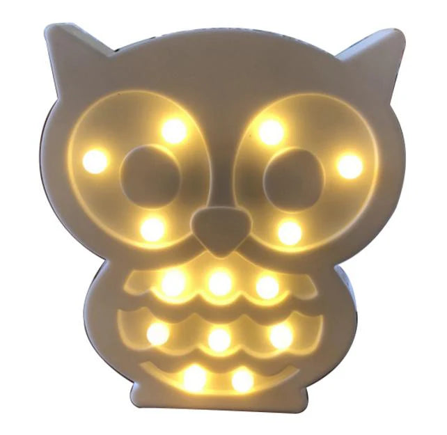 Marquee Light - Owl Shape