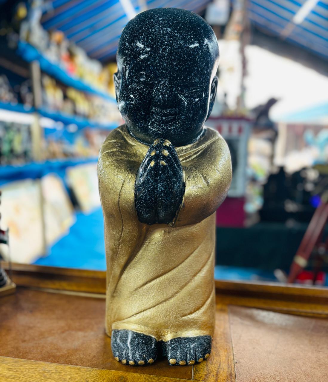 Resin Buddha Statue Monk Figurine