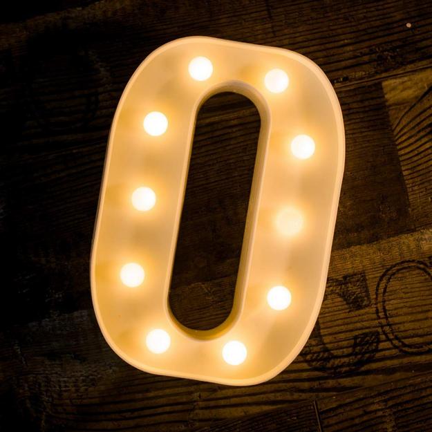 Marquee LED Letter Lights - Lit up Alphabets | 8.9" / 22.5cm Height