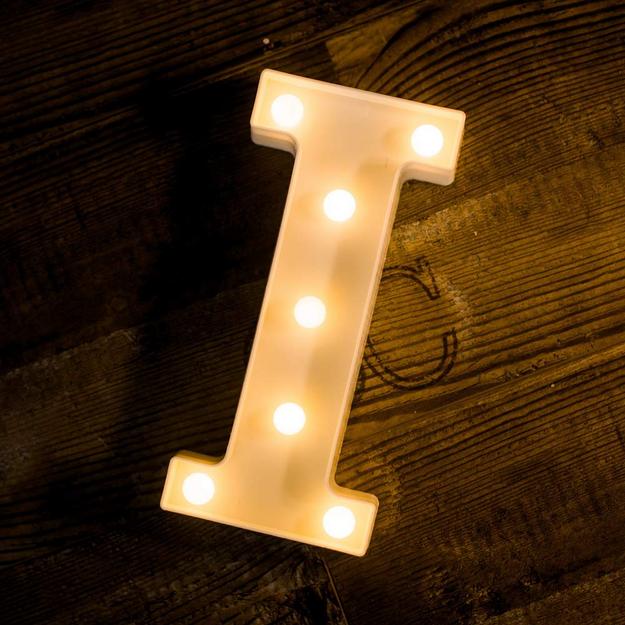 Marquee LED Letter Lights - Lit up Alphabets | 8.9" / 22.5cm Height