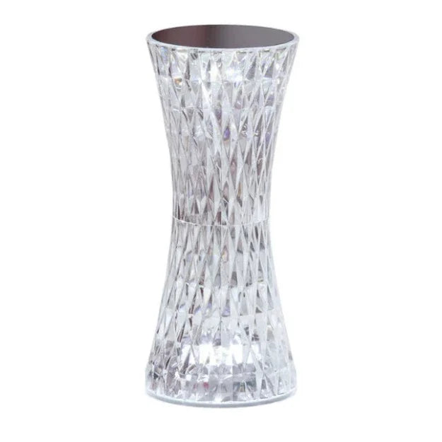 Curvy Reflection Portable LED Crystal Table Lamp