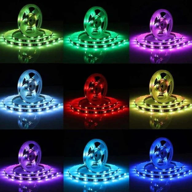 RGB LED Strip Lights USB Powered | Remote Controller & Smart app