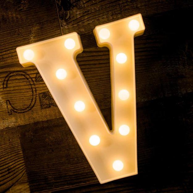 Marquee LED Letter Lights - Lit up Alphabets | 8.9" / 22.5cm Height