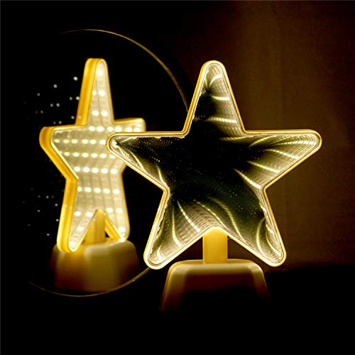 Infinity Star Mirror LED Lamp (Warm White)