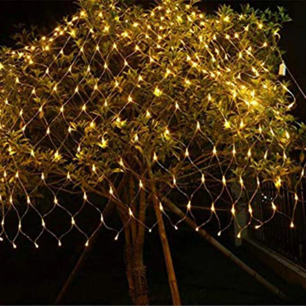 LED String Mesh Net Lights | Warm White