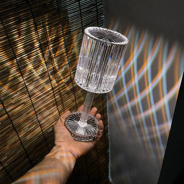 Linea Reflection Portable LED Crystal Table Lamp