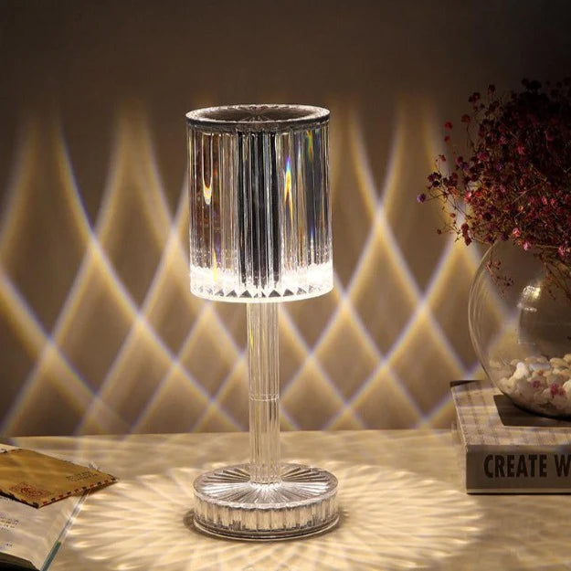 Linea Reflection Portable LED Crystal Table Lamp