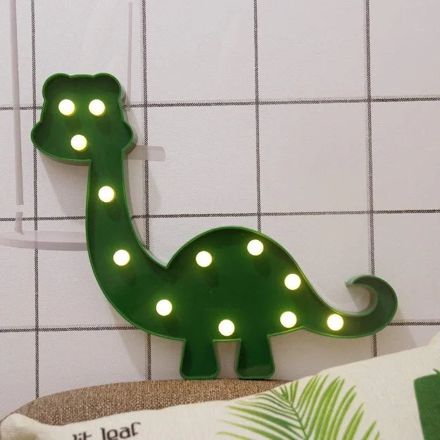 Marquee Light - Dinosaur Shape