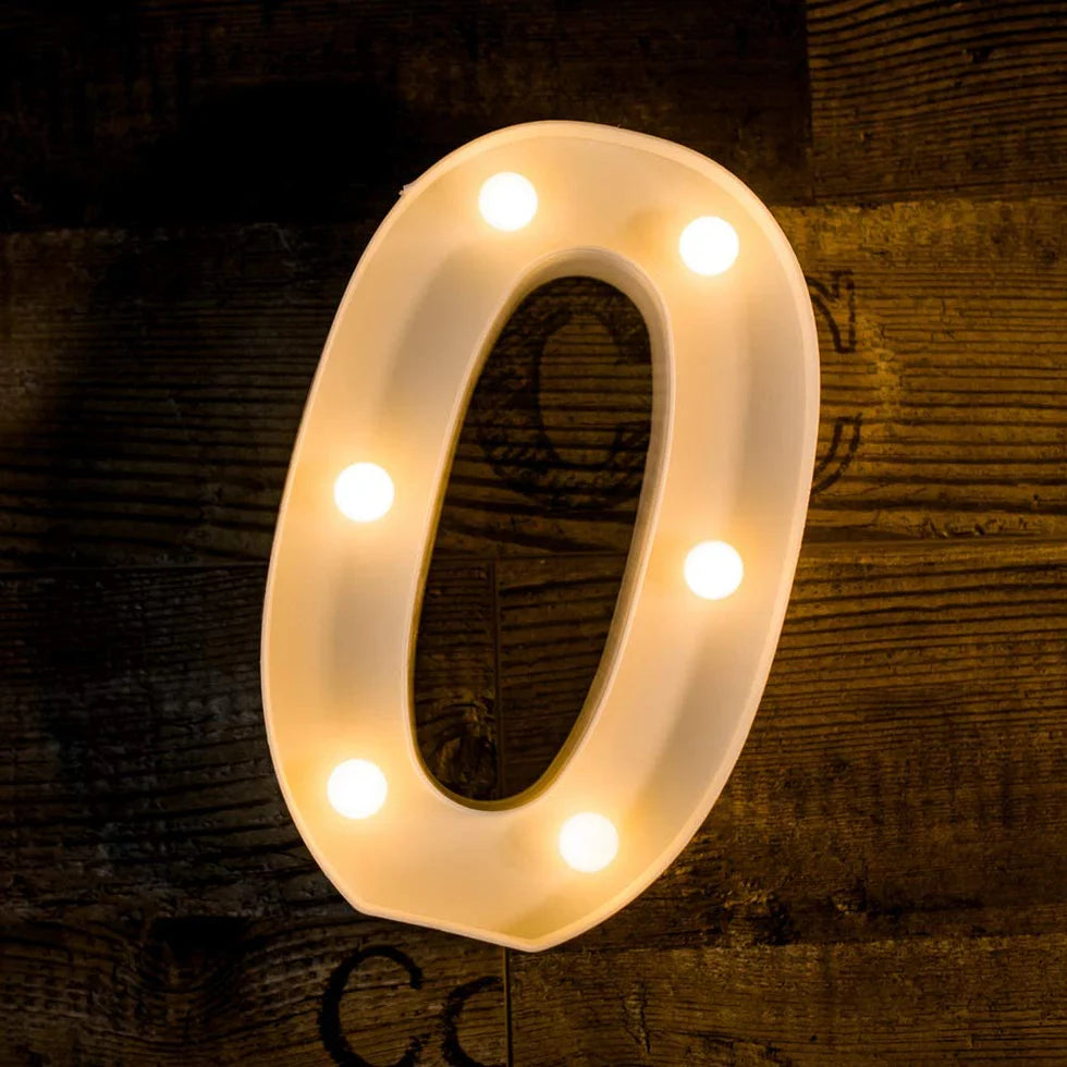 Marquee LED Letter Lights - Lit up Alphabets | 8.9" / 22.5cm Height