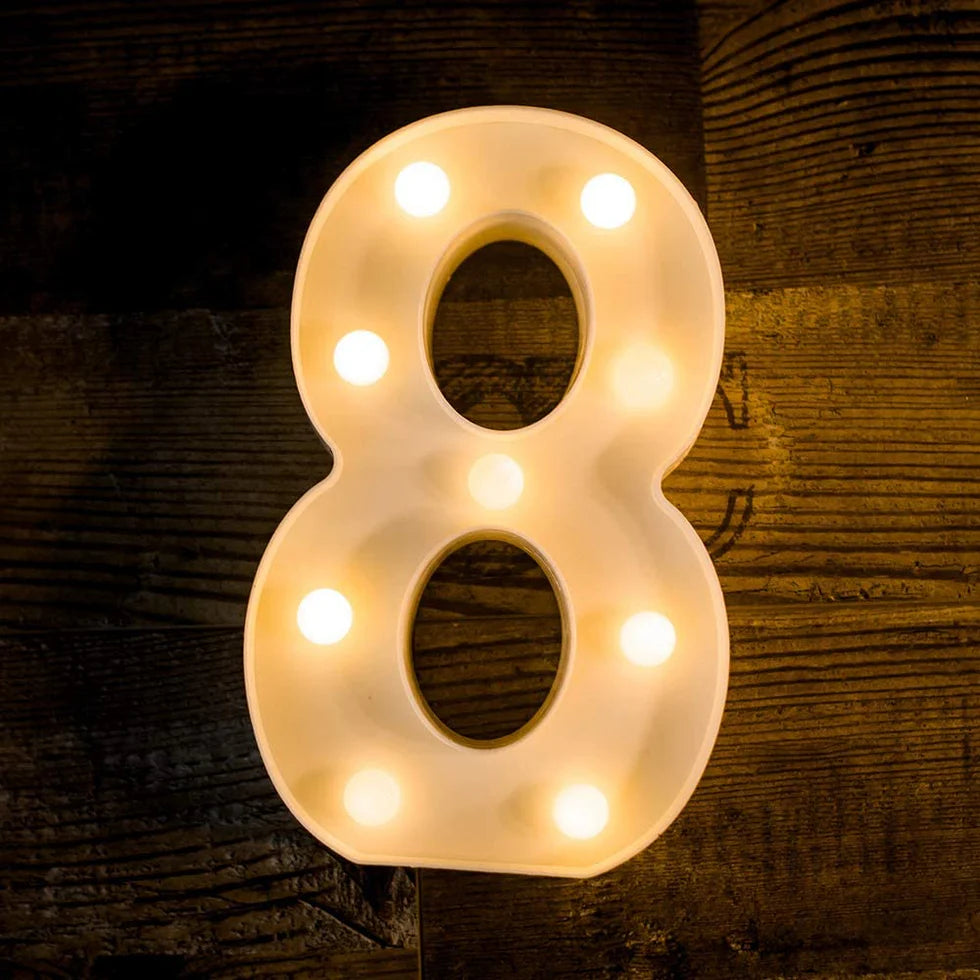 Marquee LED Letter Lights - Lit up Alphabets | 8.9" / 22.5cm Height