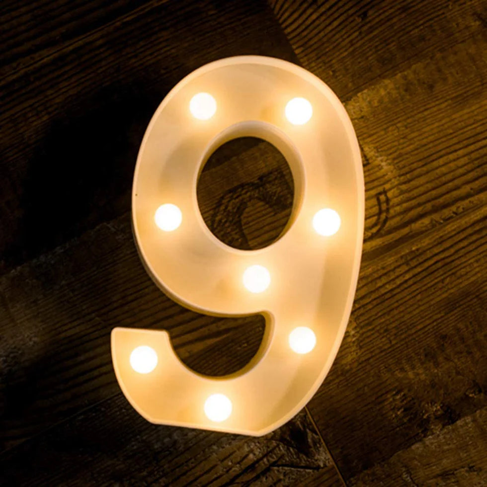 Marquee LED Letter Lights - Lit up Alphabets | 8.9" / 22.5cm Height