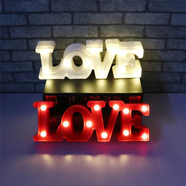 Marquee Light - LOVE Word Shape