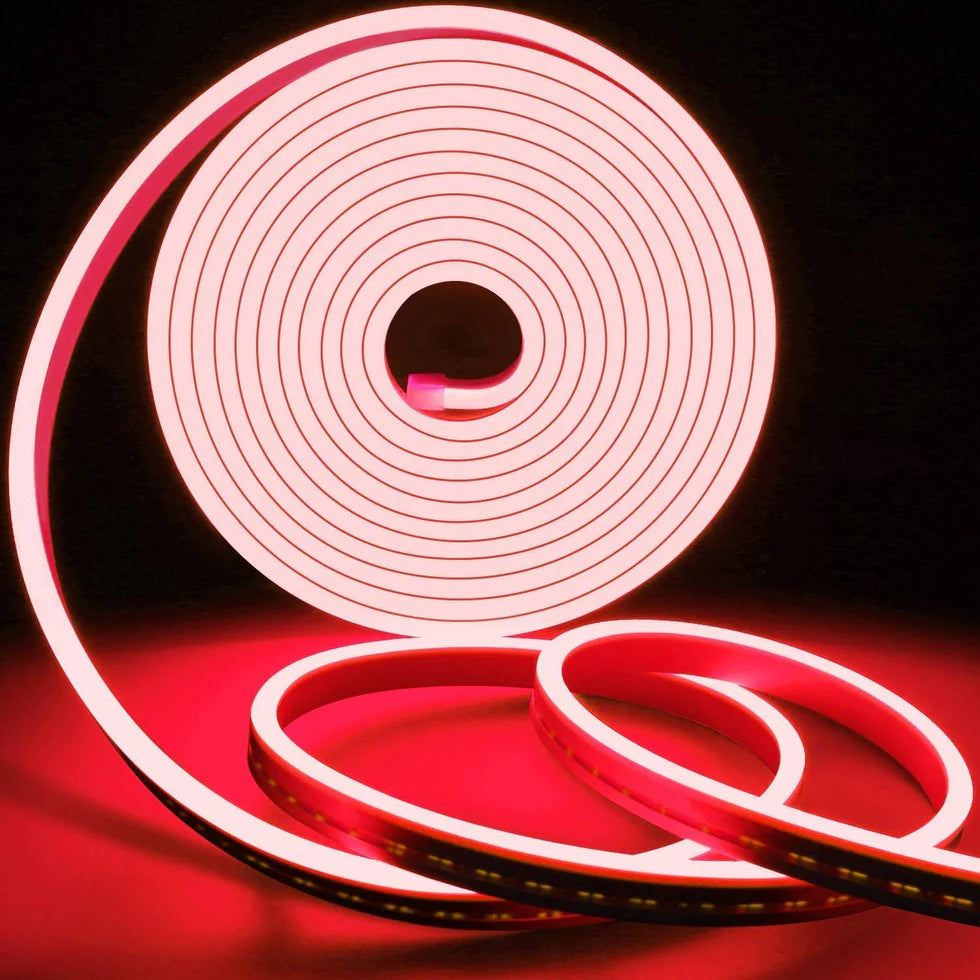 Neon Flex LED Strip Lights | Red