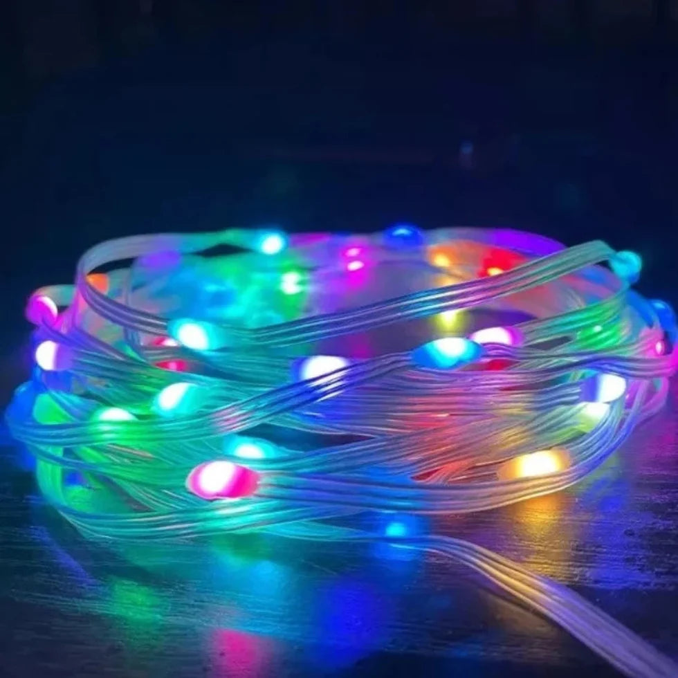 Dream Fairy Lights - Smart Pixel RGBIC LED 33ft 10m USB Powered | Remote Controller & Smart App