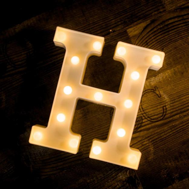 Marquee LED Letter Lights - Lit up Alphabets | 8.9" / 22.5cm Height