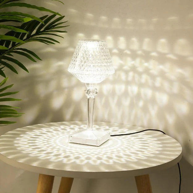 Spotty Reflection Portable LED Crystal Table Lamp