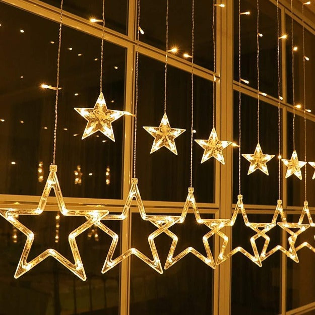 Star Curtain Lights | Warm White LED