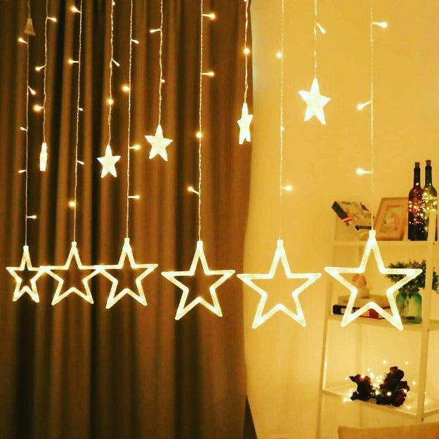 Star Curtain Lights | Warm White LED