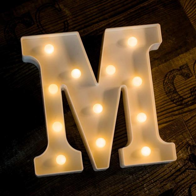 Marquee LED Letter Lights - Lit up Alphabets | 8.9" / 22.5cm Height