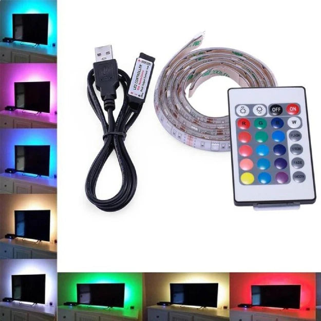 LED Strip Light RGB Multicolor 5050 | USB Powered