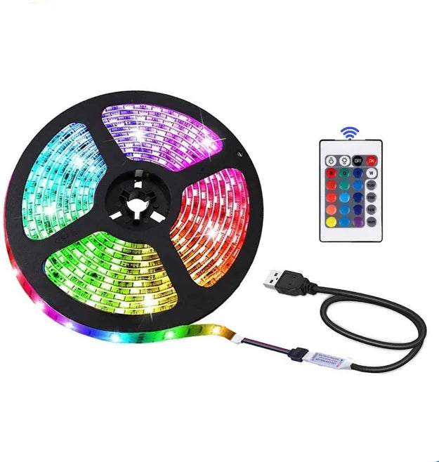 LED Strip Light RGB Multicolor 5050 | USB Powered