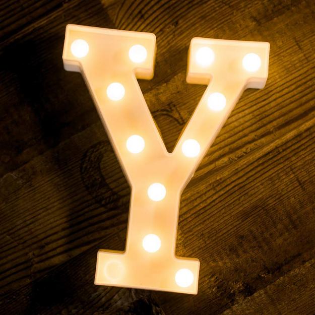 Marquee LED Letter Lights - Lit up Alphabets | 8.9" / 22.5cm Height